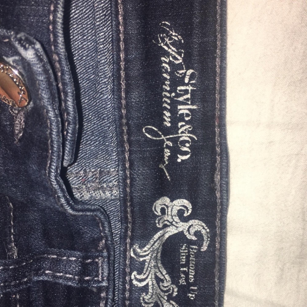 Style & co blue jeans for women size 16 - Picture 3 of 3